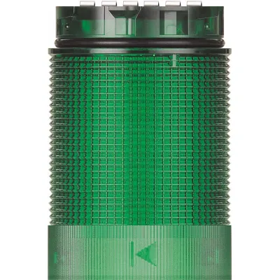 WERMA Signalsäulenelement TwinFLASH Classic 634.220.55 | LED Blitzlicht 24V DC | 360° OmniView | Grün | IP66 | Ø40mm