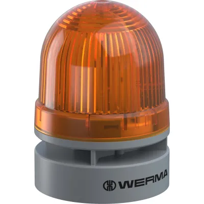 WERMA Signalgerät Mini TwinLIGHT Combi 46031075 | 24V AC/DC | LED | 95dB | IP66 | gelb