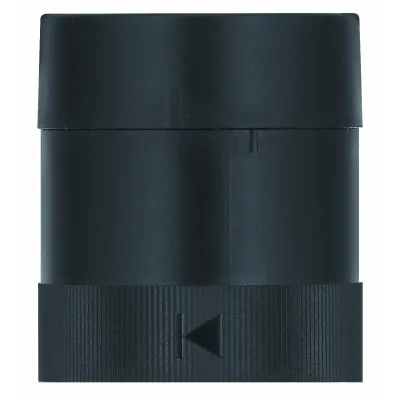 WERMA Sirenenelement 635.800.75 | Akustikmelder 2-Ton Dauer/Puls 24V AC/DC | 85 dB | 40 mm | Schwarz