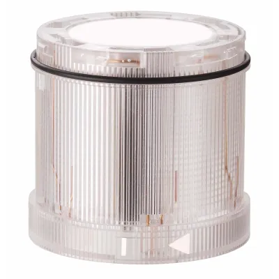 WERMA Signalsäulenelement TwinLIGHT 64713075 | LED Dauer-/Blinklicht | 24V AC/DC | IP65 | 70 mm | rot