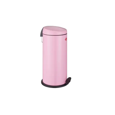 WESCO Capboy Maxi | Treteimer 22 Liter | Stahlblech pulverbeschichtet | Metalleinsatz | Kunststoffbodenring | pink