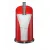 Bild: WESCO Papierrollenhalter 322104-02 | Küchenrollenhalter Edelstahl & rot | standfester Sockel | 15,5x30 cm