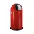 Bild: WESCO Pushboy Mülltrenner 175831-02 | Abfalleimer 50l | Edelstahlklappe | Metalleinsatz | Stahlblech | Rot