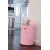 Bild: WESCO Abfalleimer Pushboy Junior 22L | Mülleimer Edelstahl-Klappe | pulverbeschichtet | pink | 35x63 cm