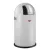 Bild: WESCO® Mülleimer Pushboy Junior 22 Liter | Abfalleimer Stahlblech & Edelstahl | geruchsdicht | Ø 35x63 cm | weiß