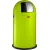 Bild: WESCO Pushboy 50l Abfalleimer 175531-23 | Mülleimer groß | Edelstahl-Klappe | Stahlblech | limegreen