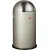 Bild: WESCO Mülleimer Pushboy 175831-03 | Abfalleimer 50 Liter | Edelstahlklappe | pulverbeschichtet | neusilber