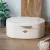 Bild: WESCO® Brotkasten Single Elly | Retro Brotbox 32x19x14 cm | Stahlblech pulverbeschichtet | ovale Form | sand matt