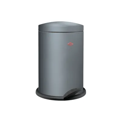 WESCO® Tretabfallsammler 116 | Abfalleimer 13 Liter | Stahlblech pulverbeschichtet | Kunststoff-Einsatz | graphit