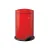 Bild: WESCO Tretabfallsammler 116 212-02 | Treteimer 13l | Metall/Kunststoff | herausnehmbarer Einsatz | Rot | Ø30x42,5cm