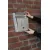 Bild: WESCO® Wandascher 285 232 62 mm | Ascher zur Wandmontage | abschließbar | wetterfest | Stahlblech | silber