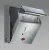 Bild: WESCO® Wandascher 285 232 62 mm | Ascher zur Wandmontage | abschließbar | wetterfest | Stahlblech | silber