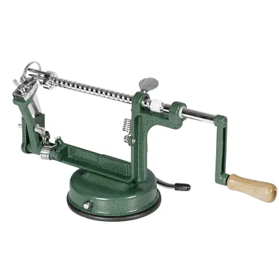 WESTMARK Apfelschäler | schält, schneidet & entkernt Äpfel | Saugfuß | Aluminium/Edelstahl | grün