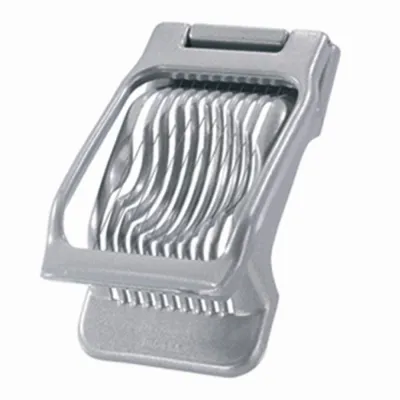 Westmark Eierteiler Duplex | Alu-Druckguss | rostfreie Schneiddrähte | spülmaschinengeeignet | silber | 13,5 cm