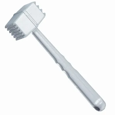 Westmark Fleischhammer Robusto | 21,5 cm | Aluminium | 2 Schlagflächen | spülmaschinengeeignet | silber