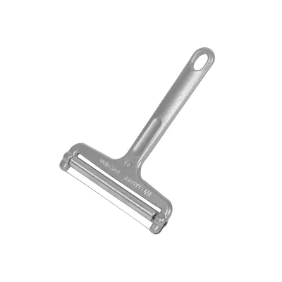 Westmark Käseschneider Rollschnitt | variable Schnittstärke | Edelstahldraht | Aluminium | 14x11 cm | silber
