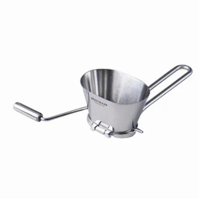 Westmark Kräutermühle Exclusiv 11762260 aus Edelstahl | Handmühle für Kräuter & Zwiebeln | rostfrei | leicht zu reinigen