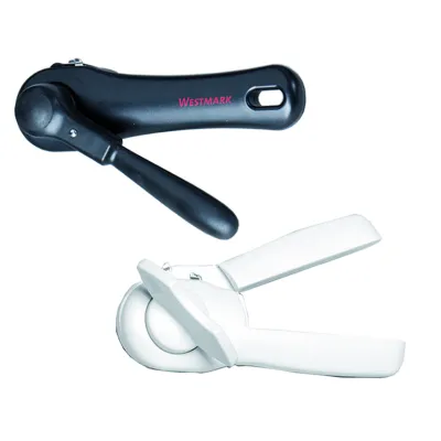 Westmark Sicherheitsdosenöffner Klu 2 | Dosenöffner ohne scharfe Kanten | Edelstahl & ABS | 17,5 cm | schwarz