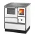Bild: Wamsler Kohleherd K 176 F/A LI 44127 | 5 kW | 70 cm | Bratrohr | Abgasanschluss links | Weiß | 001765105