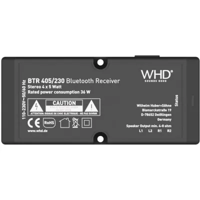 WHD Bluetooth Receiver BTR 405 schwarz