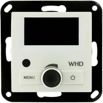 WHD Unterputzradio DAB+ 113-015-03-001-01 | Digitalradio für 55x55 mm Schalter | UKW & DAB+ Tuner | Line-In | weiß