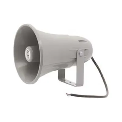 WHD Druckkammerlautsprecher TL 310-T10 | Hornlautsprecher 10W 100V | wetterfest IP54 | Wandmontage | grau