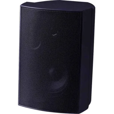 WHD Lautsprecher Mini 4 WP-8 | 2-Wege | 70W | 8 Ohm | wetterfest IP55 | schwarz | kompakt | Wandmontage