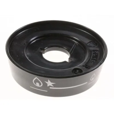 Whirlpool Herd Knebelscheibe Schwarz Gas 482000031655 Kochfeld