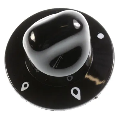 Whirlpool Kochfeld Knopf 482000026398 Gasflamme schwarz