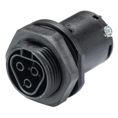 Wieland Geräteanschluss Buchse RST20I3S B1 M01V SW 96.031.5053.1 | 3-polig | 250V | 20A | IP68 | M25 | Schraubanschluss