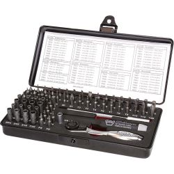 Wiha 65pc Micro Bit Set in Steel Case