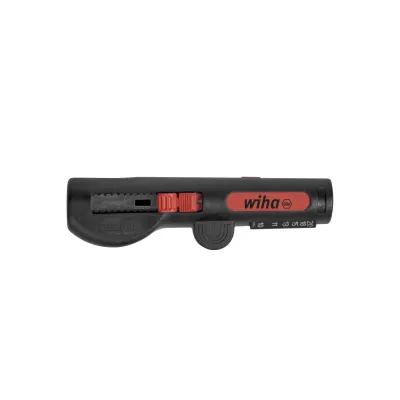 Wiha Abisolier-Multitool Z 74 0 06 | Abmantelwerkzeug für Rundkabel 8–13 mm | 4in1 | bis 6 mm² | schwarz/rot