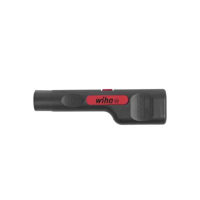 Wiha Abisolier- und Montagewerkzeug Z73200306SB | für Koaxialkabel F-Stecker | 6–8 mm | kompakt | schwarz/rot