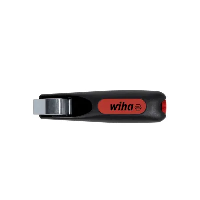 Wiha Abmantelungswerkzeug Z72000106SB 44240 | für Rundkabel 4–28mm | selbstdrehende Schleppklinge | Schwarz | Kunststoff