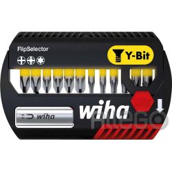 Wiha Bit Set FlipSelector SB 7947 Y 904 Y-Bit 25 mm PH-PZ-TX 13-teilig