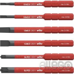 Wiha Bit-Set slimBit-electric 2831 B 607 2,5/3,5/5,5/6,5/SL-PZ1/SL-PZ2