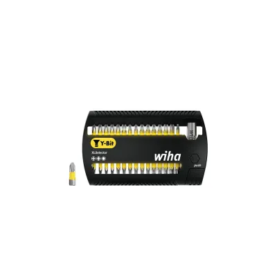 Wiha Bit Set XLSelector 31-tlg. | Y-Bit 25mm | PH, PZ, TORX 1/4" | Impact | magnetischer Bithalter