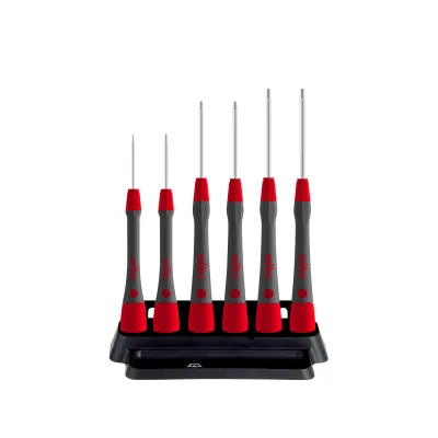 Wiha Feinschraubendreher PF Set 6-kant 6-tlg. Halte 263PK601