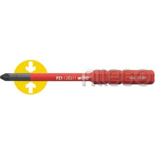 Bild: Wiha Pozidriv Schraubendreher SoftFinish ele 2831-12 PZ 2x75