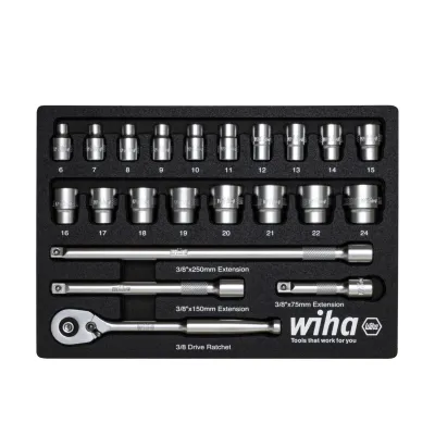 Wiha Ratschenschlüssel Set 3/8" 33791