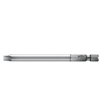 Wiha Bit Professional 704503009001 | TORX T30 x 90 mm | 1/4 Zoll Aufnahme | extra lang | Chrom-Vanadium Stahl | schwarz