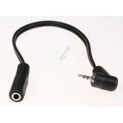 Bild: Winkelklinkenstecker 2,5 mm Stereo auf 3,5 mm für Staubsauger Com [Hersteller-Ar