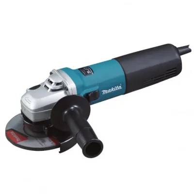 Makita Winkelschleifer 9565CR | 125 mm | 1400 W | SJS Anti-Rückschlag | Sanftanlauf | 11.000 U/min | M14