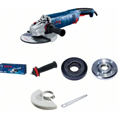 Bosch Professional Winkelschleifer GWS 24-230 JZ 06018C3300 | 2400W | 230V | 230mm | M14 | Anti-Vibration | CYCLON TECH