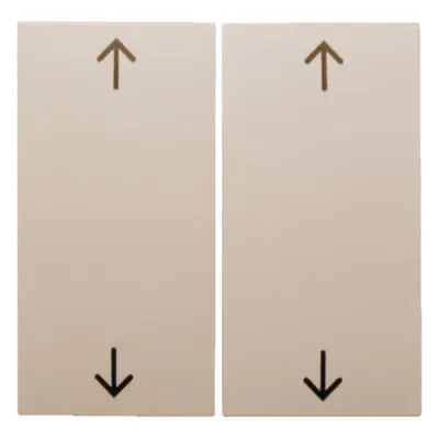 Wippe 2t Schalter S.1 cws glz "Pfeile"