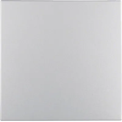 Berker Wippe 1-fach 16201404 B.7 | Schalter/Taster Abdeckung | alu matt | Thermoplast | ohne Aufdruck | IP20 | RAL 9006