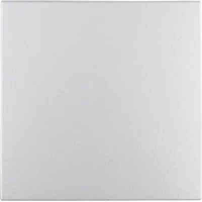 Berker Wippe 1-fach 16201404 B.7 | Schalter/Taster Abdeckung | alu matt | Thermoplast | ohne Aufdruck | IP20 | RAL 9006
