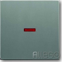 Wippe m.Linse rot solo, meteor/grau-met