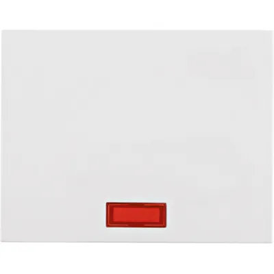 Berker Wippe 14157009 K.1 | Schalter/Taster | 5 austauschbare Linsen | Kunststoff Thermoplast | polarweiß glänzend