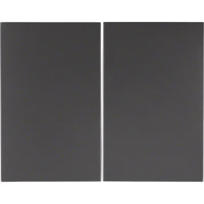 Berker Wippe 2-fach K.1 14357006 | Schalter/Taster | anthrazit matt | Thermoplast | halogenfrei | Klemmbefestigung